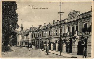 Pöstyén-fürdő, Kúpele Piestany; Király sor, Király villa. Donáth Lipót kiadása / Prezidentov rad. / Königszeile / street view, villas