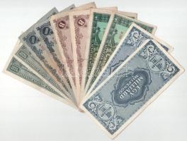 1946. 10.000MP (2x) + 100.000MP (2x) + 100.000.000MP (2x) + 1.000.000.000MP (2x) + 10.000BP (2x) T:X...