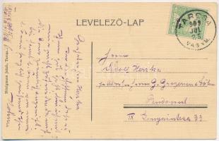 1909 Tarcsa, Tarcsafürdő, Bad Tatzmannsdorf; Batthyány szálló, Károly forrás és Colonnad. Hönigmann ...