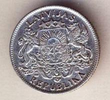 Lettország 1924. 1L Ag T:2-/3+