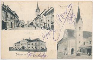 1906 Brezice, Samostan, Bolnisnica / monastery, hospital, street (fl)