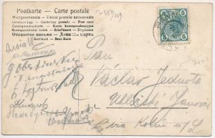 1906 Brezice, Samostan, Bolnisnica / monastery, hospital, street (fl)