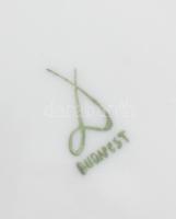 6 db Drasche virágmintás süteményes tányér. Matricás, jelzett, helyenként kis hibákkal (kopás, hajsz...