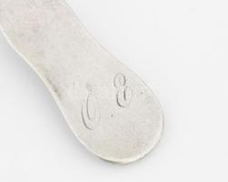 Antik ezüst kiskanál Selmecbánya cca 1840, 13 latos finomságjellel, olvashatatlan mesterjeggyel 29 g