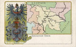 Wappen der Krain Litho