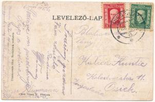 Pöstyén-fürdő, Kúpele Piestany; fürdővendég levele. Kiadja Gipsz H. / List kupelného hosta z Piestan...