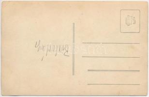 1931 Biatorbágy, Torbágy; Felrobbantott vasúti híd Matuska Szilveszter merénylete után, mozdony mara...