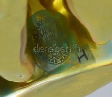 Zsolnay sólyom, eozin mázas, jelzett (tervező:Nádor Judit), hibátlan, m:17 cm