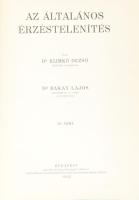 Klimkó Dezső: Az általános érzéstelenítés. Bakay Lajos előszavával. Magyar Orvosi Könyvkiadó Társula...