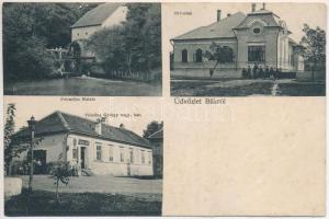 1910 Bük, Bück; Petresitcs vízimalom, orvoslak, Thiering György üzlete. Steegmüller műintézete kiadása (r)