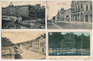 14 db RÉGI külföldi város képeslap / 14 pre-1945 non-Hungarian town-view postcards