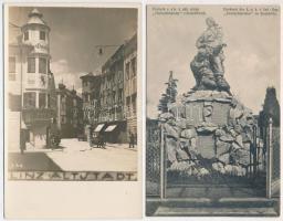 14 db RÉGI külföldi város képeslap / 14 pre-1945 non-Hungarian town-view postcards
