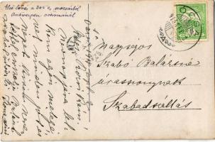 1915 Első lövés a 30,5-es mozsárból Antwerpen ostrománál / WWI Austro-Hungarian K.u.k. military art ...