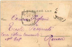 Arad, Szabadság tér, színház épület délről nézve, József (Jószag) Kormányzóság palotája / square, th...