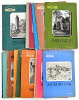 Műemlékeink sorozat 18 kötete. (Az egri vár, Buda török műemlékei, Margitsziget, A jáki templom, stb.) Bp., 1955-1961, Képzőművészeti Alap. Fekete-fehér képekkel illusztrálva. Kiadói papírkötés, változó állapotban.