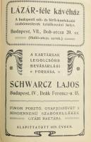1908-1924 Budapesti Férfi-Szabók Ipartestülete tagsági könyv, benne rengeteg bélyeggel (6 oldalon), ...