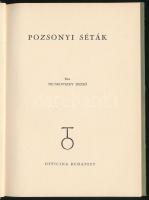 Truskovszky Dezső: Pozsonyi séták. Officina Képeskönyvek. Bp., 1939, Officina. Egészoldalas, fekete-...