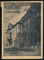 Czigány Jenő: Győri útikalauz. Győr, 1955, Győr-Sopron Megye Tanácsa Idegenforgalmi Hivatala, 64 p. Fekete-fehér képekkel illusztrált. Kiadói papírkötés, kissé sérült.