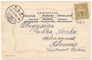 1902 Bánffyhunyad, Huedin; György fűrész malom / mill. Art Nouveau (EK)