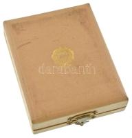 1987. "A Magyar Népköztársaság Bajnokságai - KENU" bronz díjérem eredeti dísztokban T:UNC