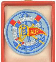 1954. "A Magyar Népköztársaság Bajnokságai / OTSB - NYOLCEVEZŐS I." ezüstözött bronz díjér...