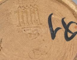 Zsolnay pirogránit korsó, jelzett (Fürtös György), hibátlan , m: 16 cm, d: 9 cm, kb. 0,7 l