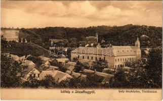 1909 Törökbálint, látkép a Józsefhegyről. Izely fényképész (kis szakadás / small tear)