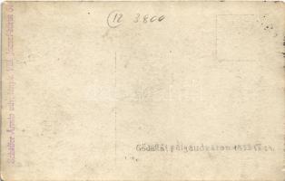 1933 Gödöllő, vasútállomás cserkészekkel. Schäffer Ármin udvari fényképész photo (EK)