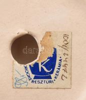 Bodrogkeresztúri kacsapár. Kézzel festett, jelzett, hibátlan 16 cm