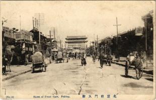 Beijing, Peking; Street of Front Gate (EK)