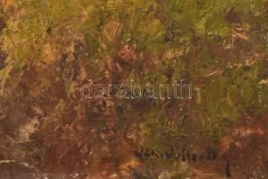 Vári Vojtovits Zoltán (1890-1953): Őszi hangulat. Olaj, vászon, jelzett, sérült. 59×79 cm