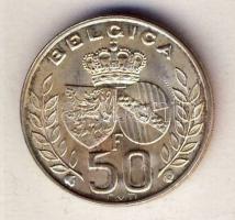 Belgium 1960. 50Fr Ag "Baldvin király és Fabiola" T:1-