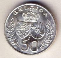 Belgium 1960. 50Fr Ag "Baldvin király és Fabiola" T:2+