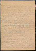 1950 Mindszent lelkes párttag levele Rákosi Mátyásnak címezve, melyben egy általa ismert személy ell...