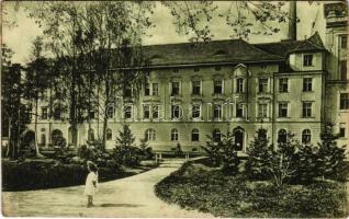 1919 Nagyszeben, Hermannstadt, Sibiu; Sanatorium-Volksbad der Hermannstädter allgemeinen Sparkassa / Általános Takarékbank szanatórium fürdője / spa, bath (Rb)