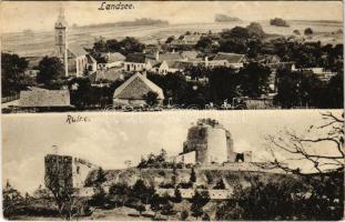 1931 Lánzsér, Lándzsér, Landsee (Sopronszentmárton); Ruine / várrom / castle ruins (EB)