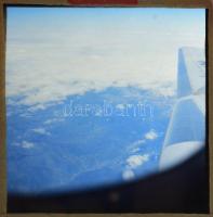 Spanyolország (Sevilla, Torremolinos, Granada, stb.), össz. 87 db üvegdia, dobozban, 6x6 cm méretben