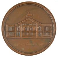 Ohmann Béla (1890-1968) 1927. "Nemzeti Lovarda Lovasmérkőzése" kétoldalas bronz emlékérem ...