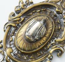 Antik ezüst (Ag) hármas gyertyatartó pár. Németország XIX. sz .eleje."A" mesterjeggyel. Je...