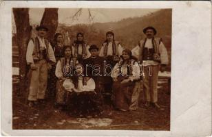 1906 Terebesfejérpatak, Terebes, Trebusany (Trebusa), Dilova, Dilove (Máramaros); népviselet / folklore. photo (EB)