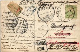 1906 Terebesfejérpatak, Terebes, Trebusany (Trebusa), Dilova, Dilove (Máramaros); népviselet / folkl...