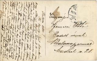 1915 Budapest, sérült osztrák-magyar katonák csoportja nővérekkel / WWI Austro-Hungarian K.u.K. mili...