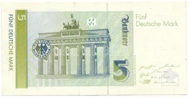 Németország 1991. 5M T:F szép papír Germany 1991.5 Mark C:F fine paper