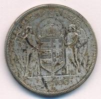 1930. 5P Ag "Horthy jobbra" hajas T:VF patina, ph
Adamo P8