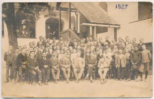 1927 Vajdahunyad, Hunedoara; Scoala / iskolai csoportkép / school photo (EB)