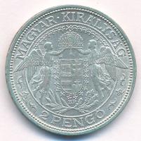 1933. 2P Ag "Madonna" T:XF,VF patina