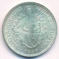 1938. 2P Ag &quot;Madonna&quot; T:AU patina