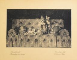 cca 1920-1930 "Der blaue Vogel", német színházi előadás(ok) jeleneteit, szereplőit, díszle...