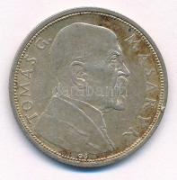 Csehszlovákia 1928. 10K Ag Masaryk T:AU,XF patina Czechoslovakia 1928. 10 Korun Ag Masaryk C:AU,XF patina  Krause KM#12