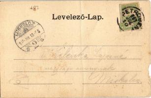 1907 Petrozsény, Petrosani; részlet a szurduki szorosból. Joánovits János kiadása / Pasul Surduc / m...